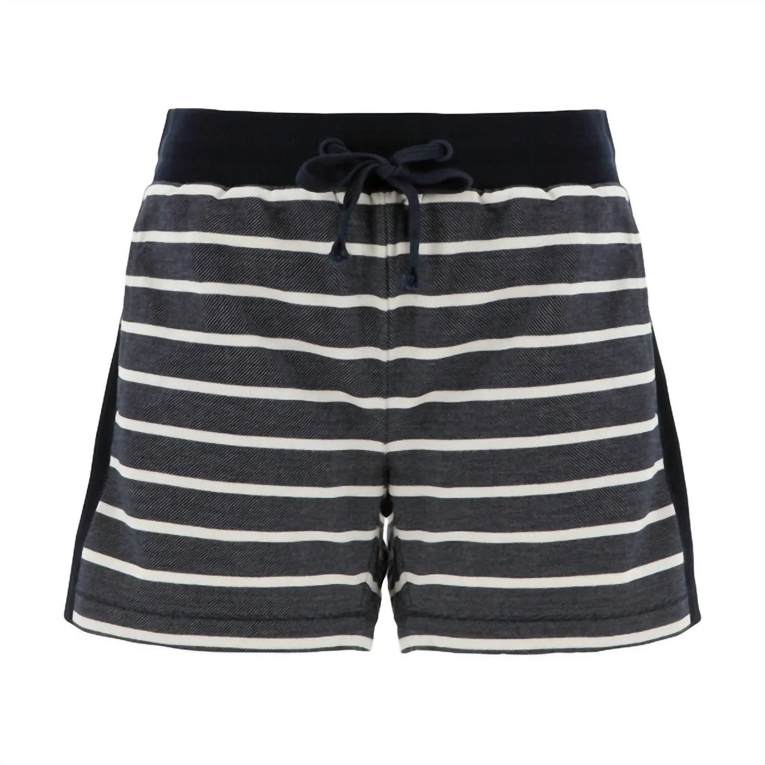 Savita Short In Black Iris Stripe