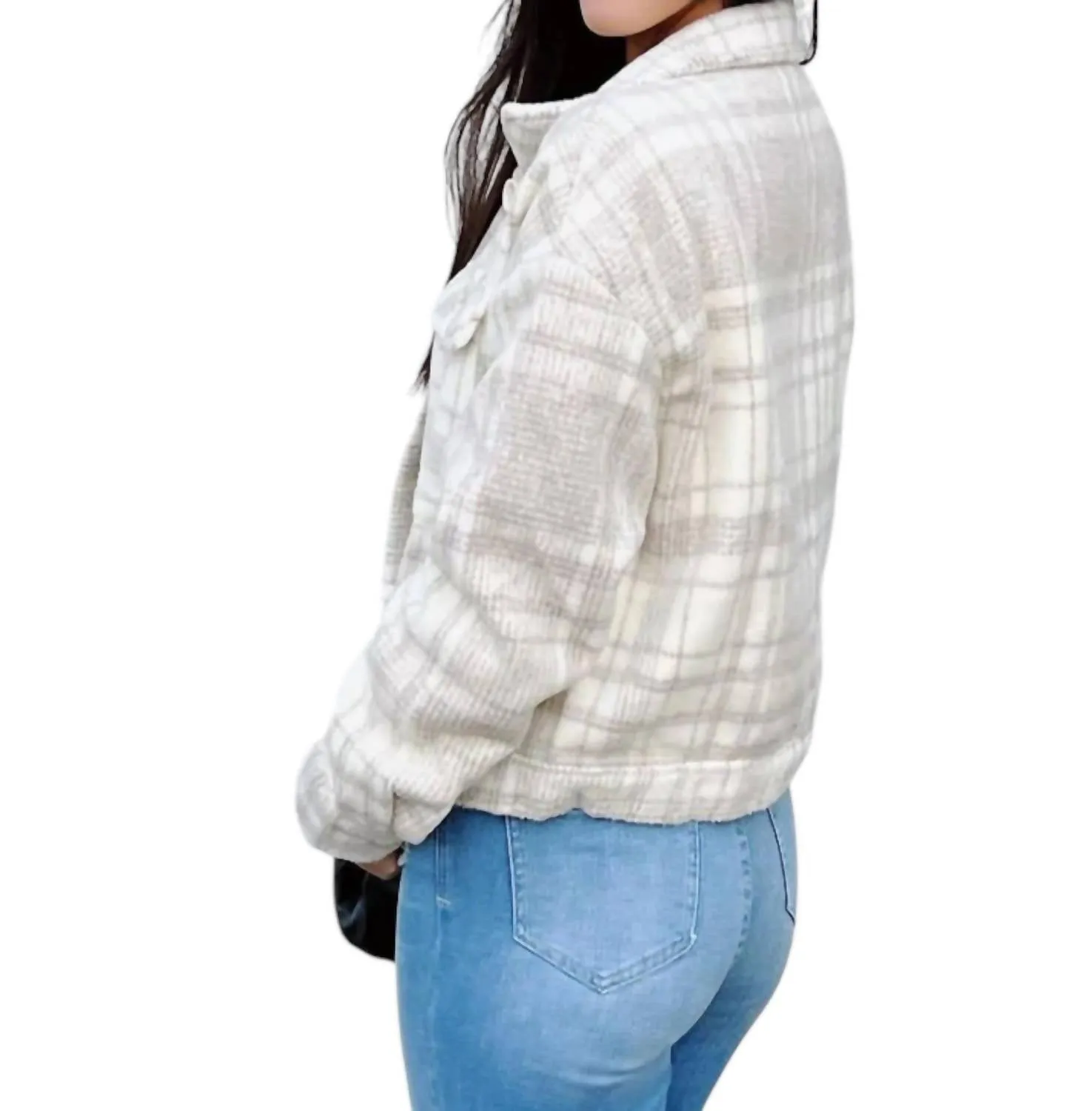 Selah Shacket In Ivory