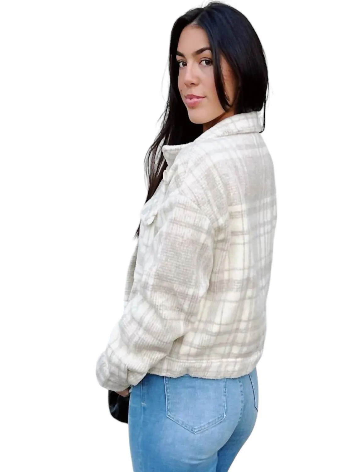 Selah Shacket In Ivory