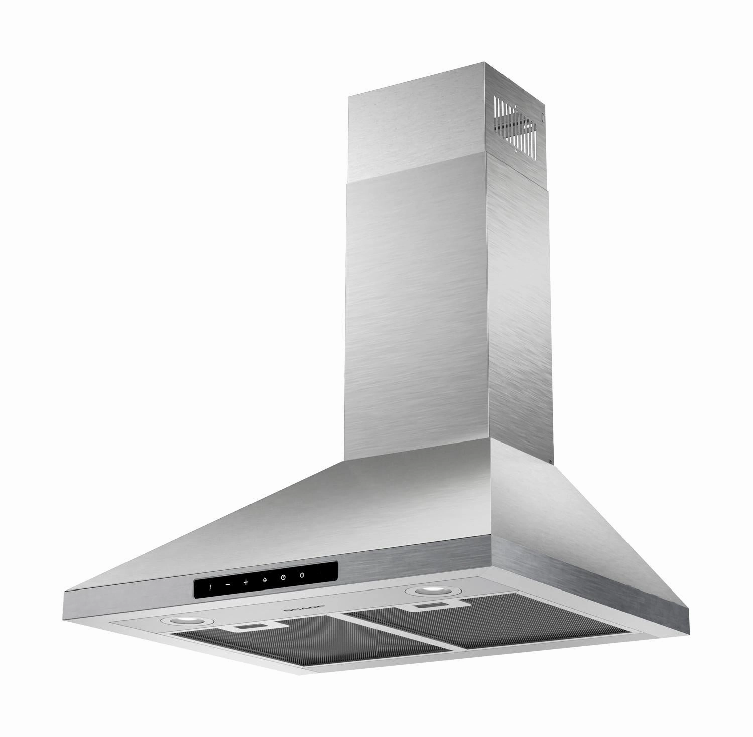 Sharp SHC2432FS 24 In. Wall Mount Chimney Range Hood