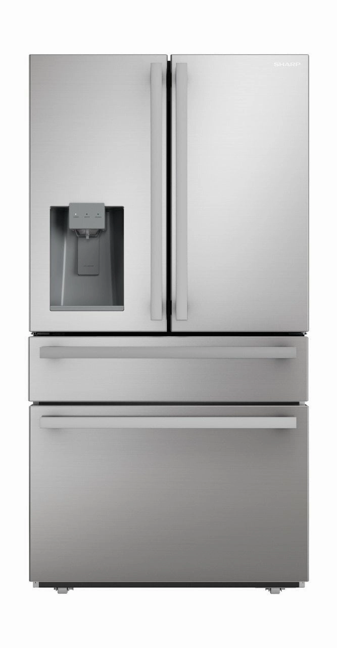 Sharp SJG2254FS Sharp French 4-Door Counter-Depth Refrigerator With Water Dispenser Freestanding Refrigerators freestanding fridge freezer combo