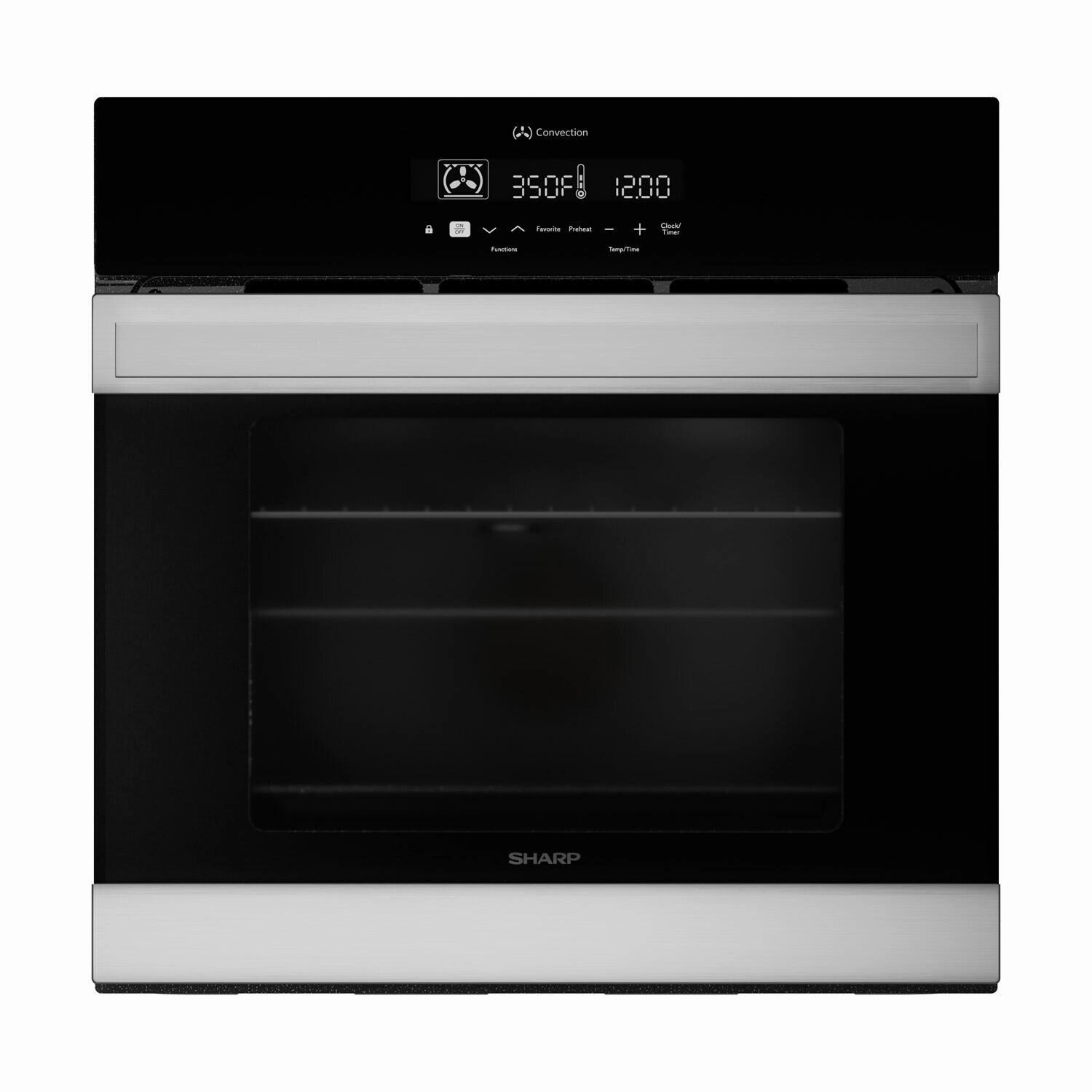 Sharp SWA2450GS Sharp 24 In. Built-In Single Wall Oven Wall Ovens convection wall oven with steam assist