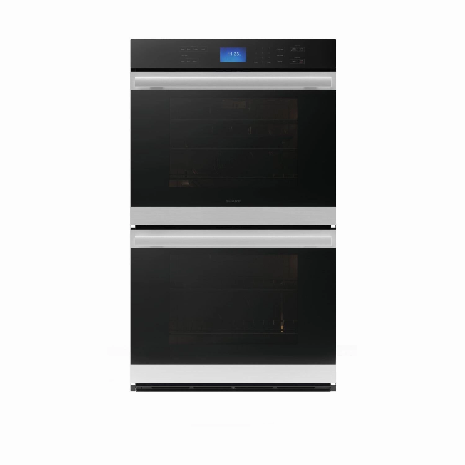 Sharp SWB3062GS Sharp Built-In Double Wall Oven Wall Ovens convection wall oven with steam assist