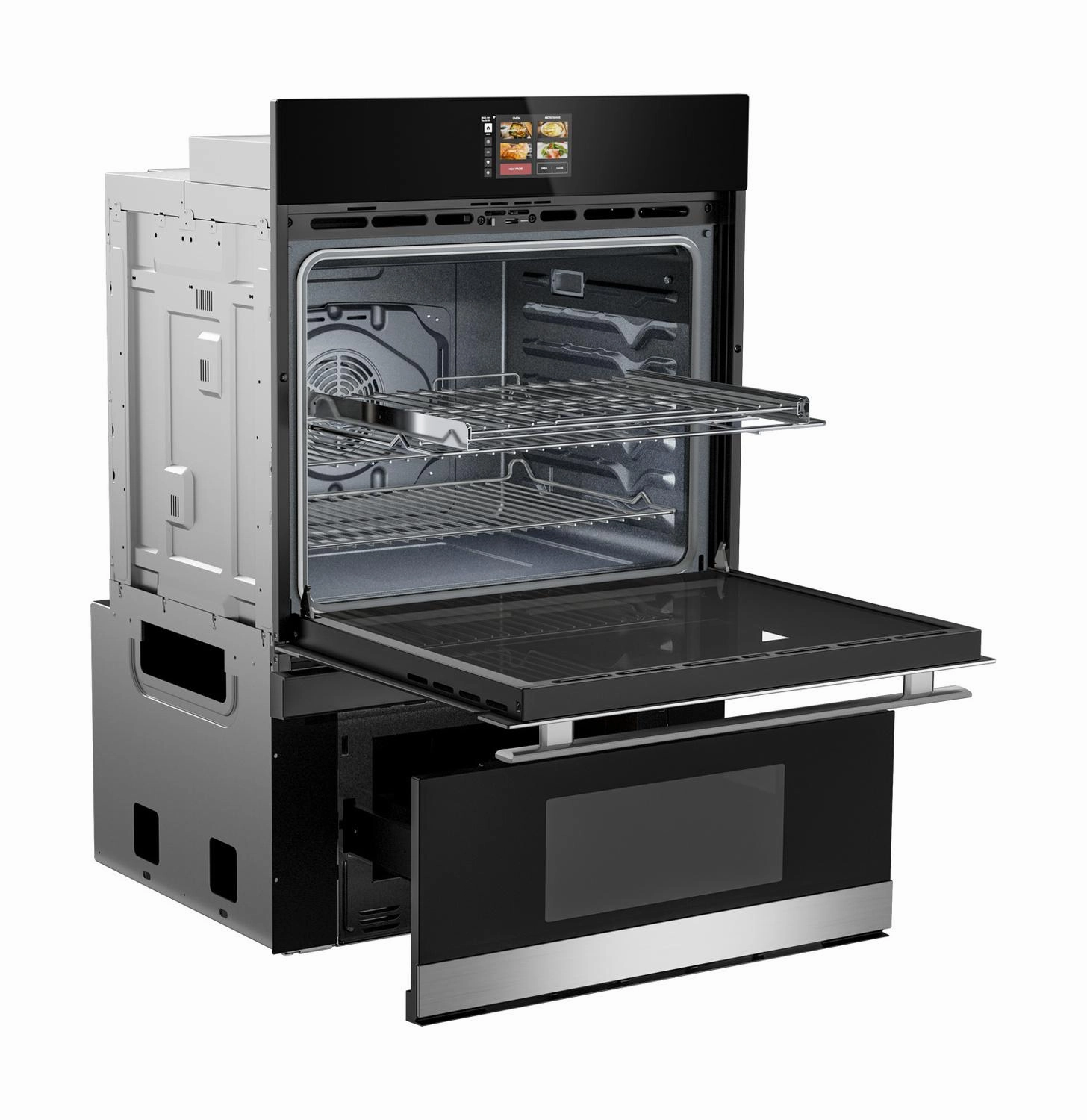 Sharp SWB3085HS 30 In. Smart Convection Wall Oven With Microwave Drawer Oven
