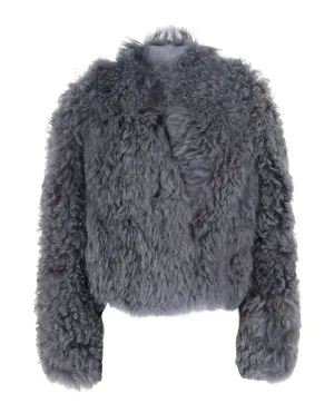 Shearling Cropped Jacket