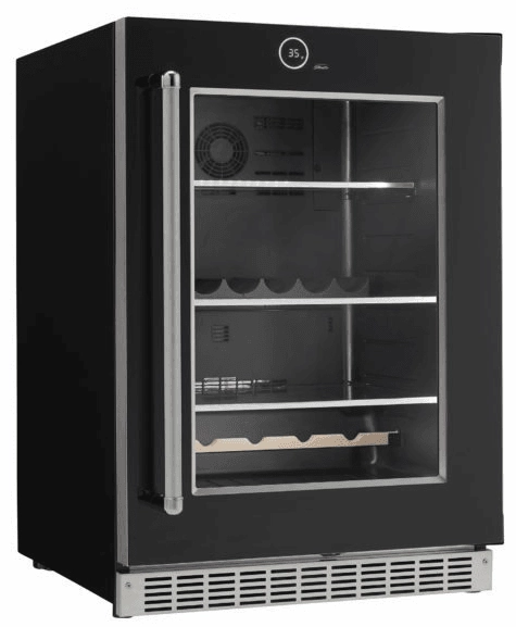 Silhouette SRVBC050L Reserve Integrated Compact Refrigerator - Left Hinge Undercounter Refrigerators 24 inch undercounter fridge for kitchen