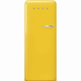 Smeg FAB28ULYW3 Refrigerator Yellow Fab28Ulyw3 Freestanding Refrigerators freestanding fridge freezer combo