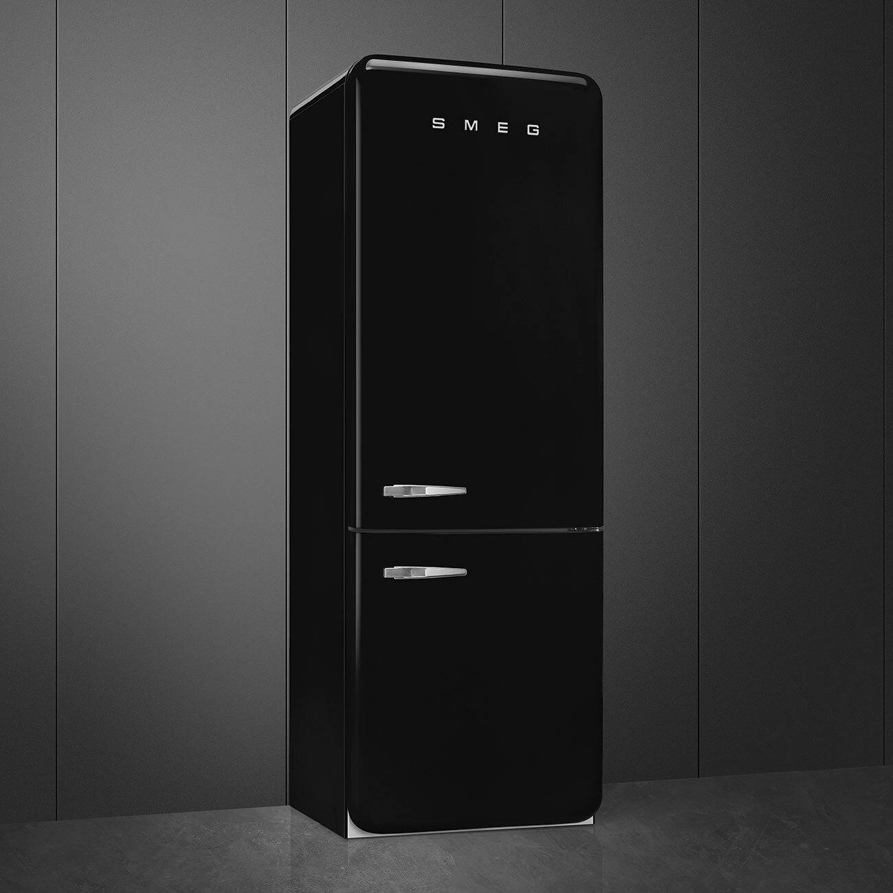 Smeg FAB38URBL Refrigerator Black Fab38Urbl