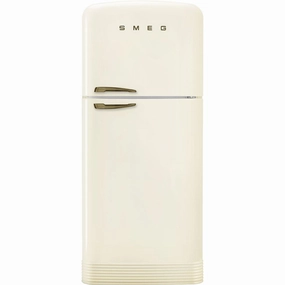 Smeg FAB50URCRB3 Refrigerator Cream Fab50Urcrb3 Freestanding Refrigerators freestanding fridge freezer combo