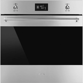 Smeg SFU6302TVX Oven Stainless Steel Sfu6302Tvx Wall Ovens convection wall oven with steam assist