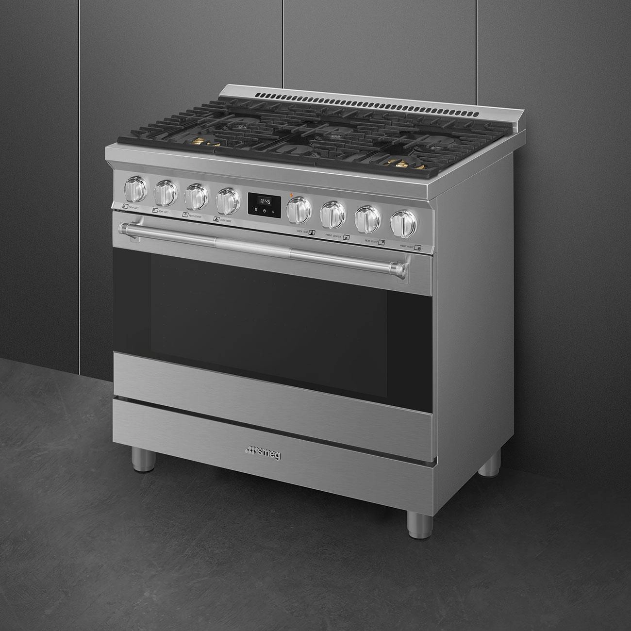 Smeg SPR36UGMX Range Stainless Steel Spr36Ugmx
