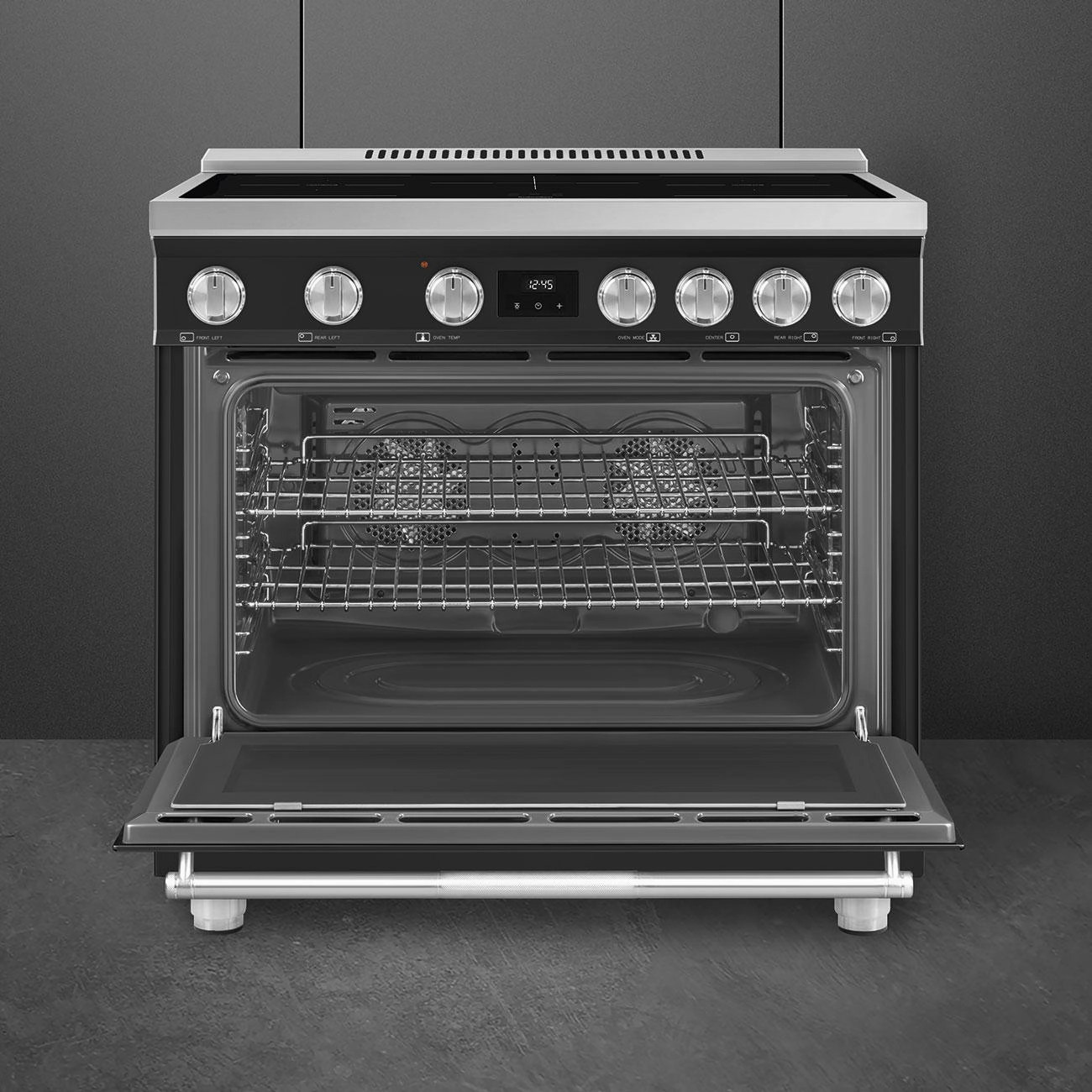 Smeg SPR36UIMAN Range Matt Black Spr36Uiman