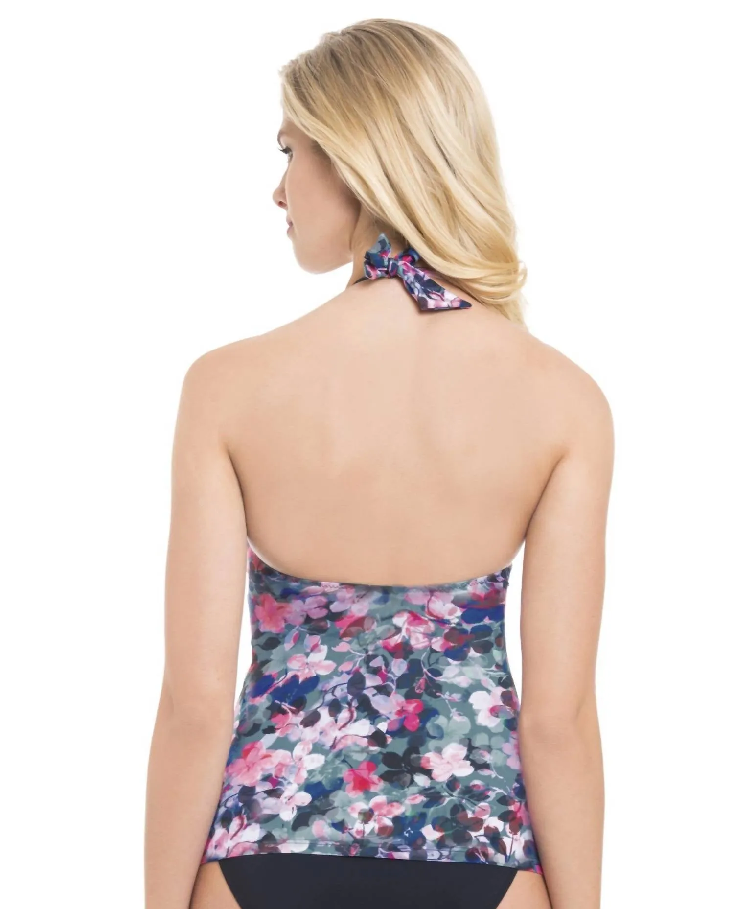 Standard Halter Tankini Top In Romeo And Juliette Multi