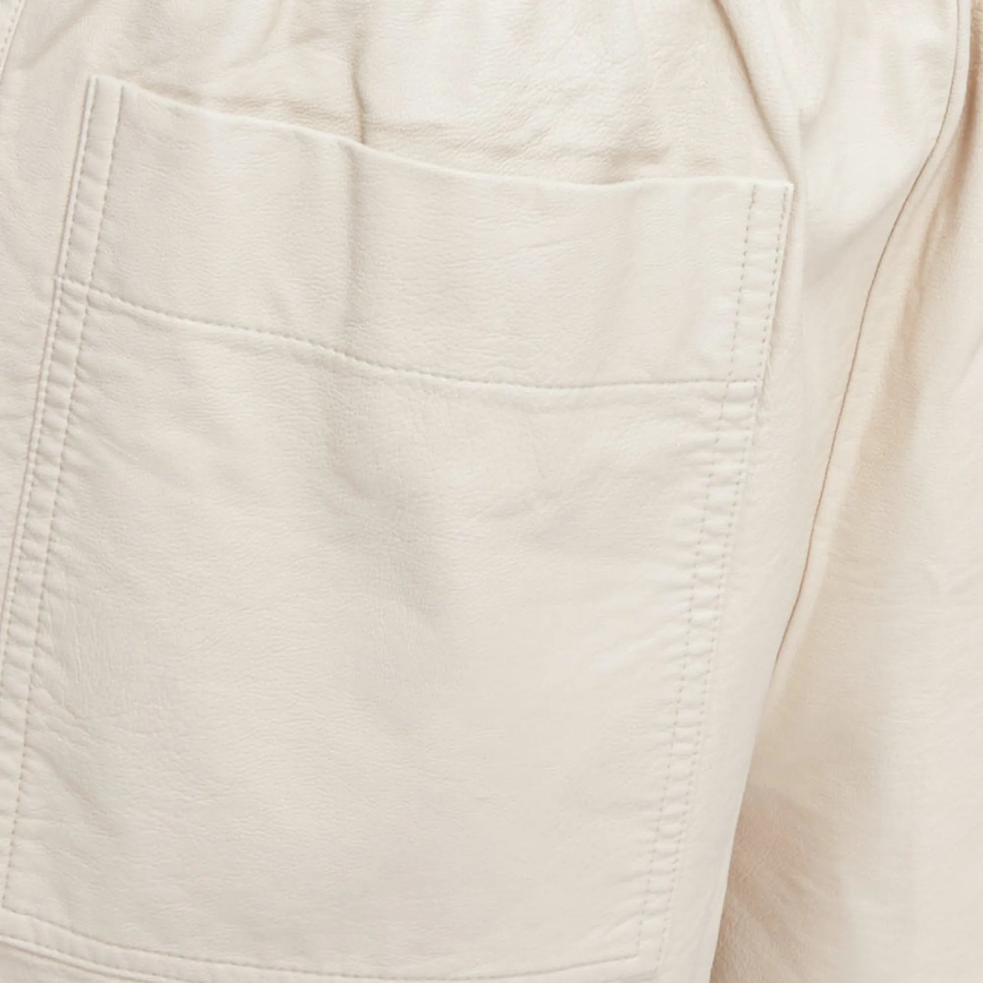 Stella McCartney Skin Free Skin faux leather pocketed shorts