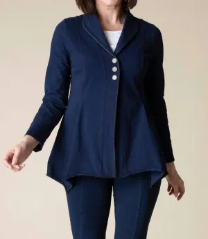 Stonewash Swing Jacket In Navy