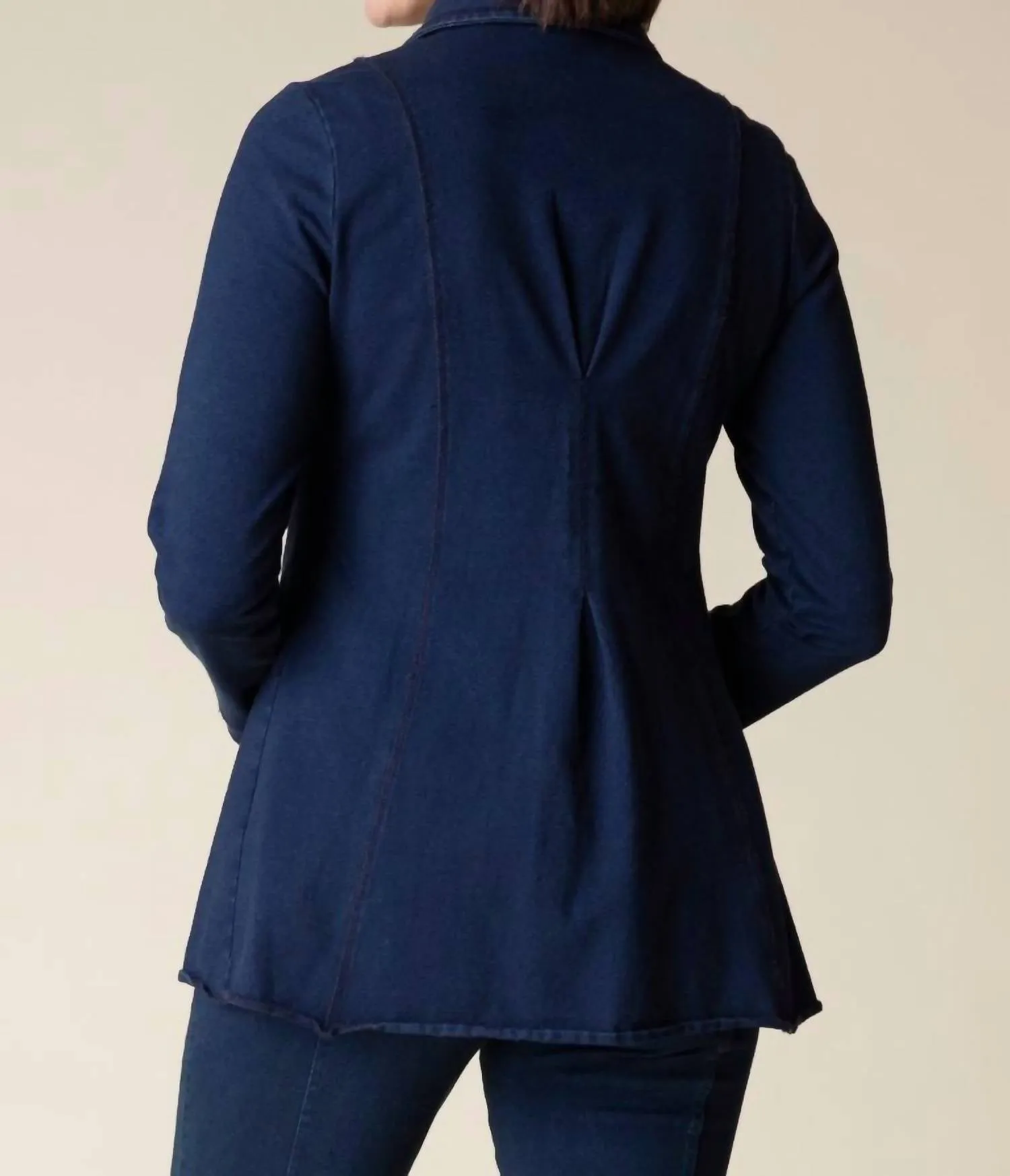 Stonewash Swing Jacket In Navy