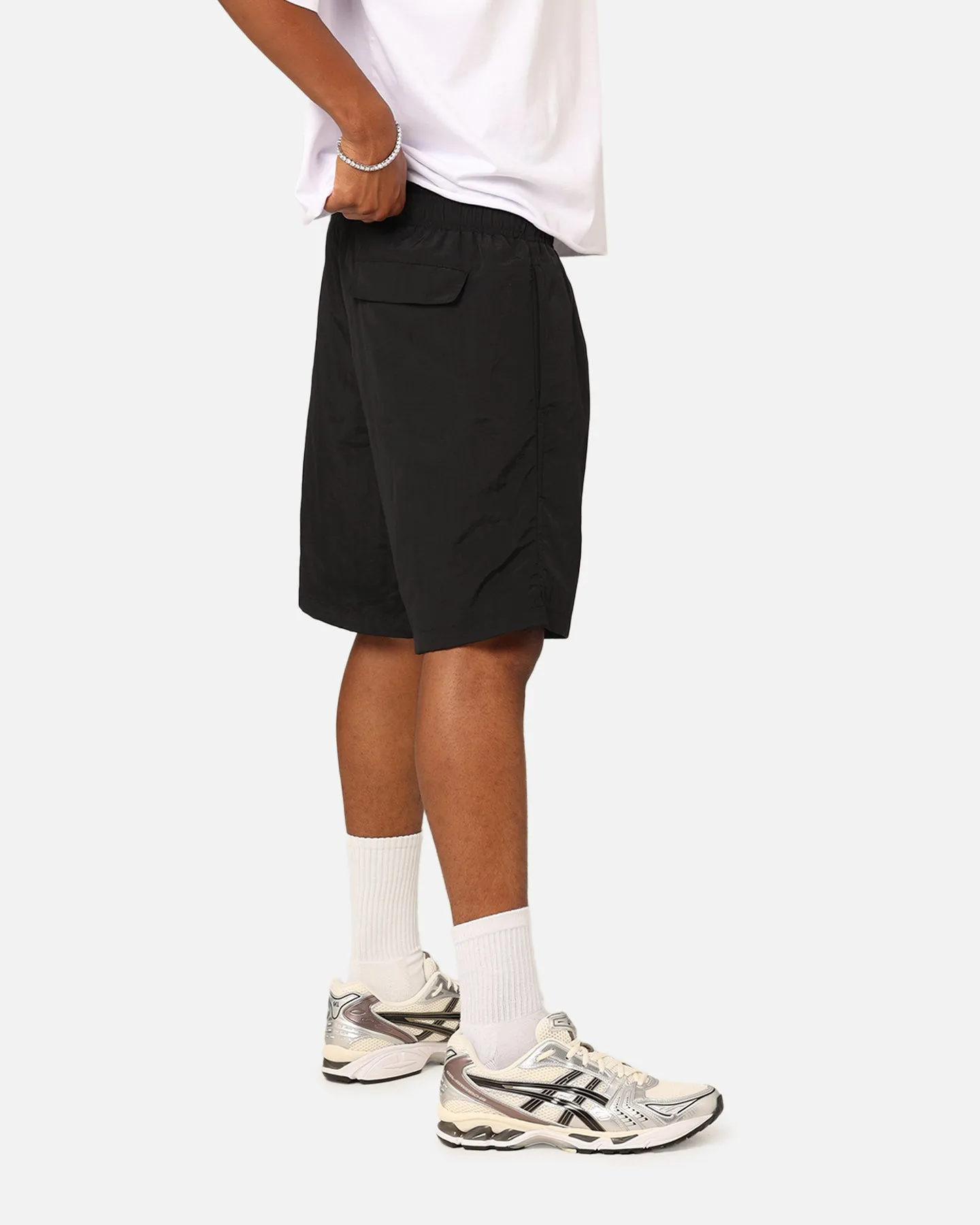 Stssy 8 Ball Corp Nylon Shorts Black