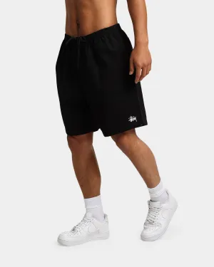 Stssy Brushed Beach Shorts Black