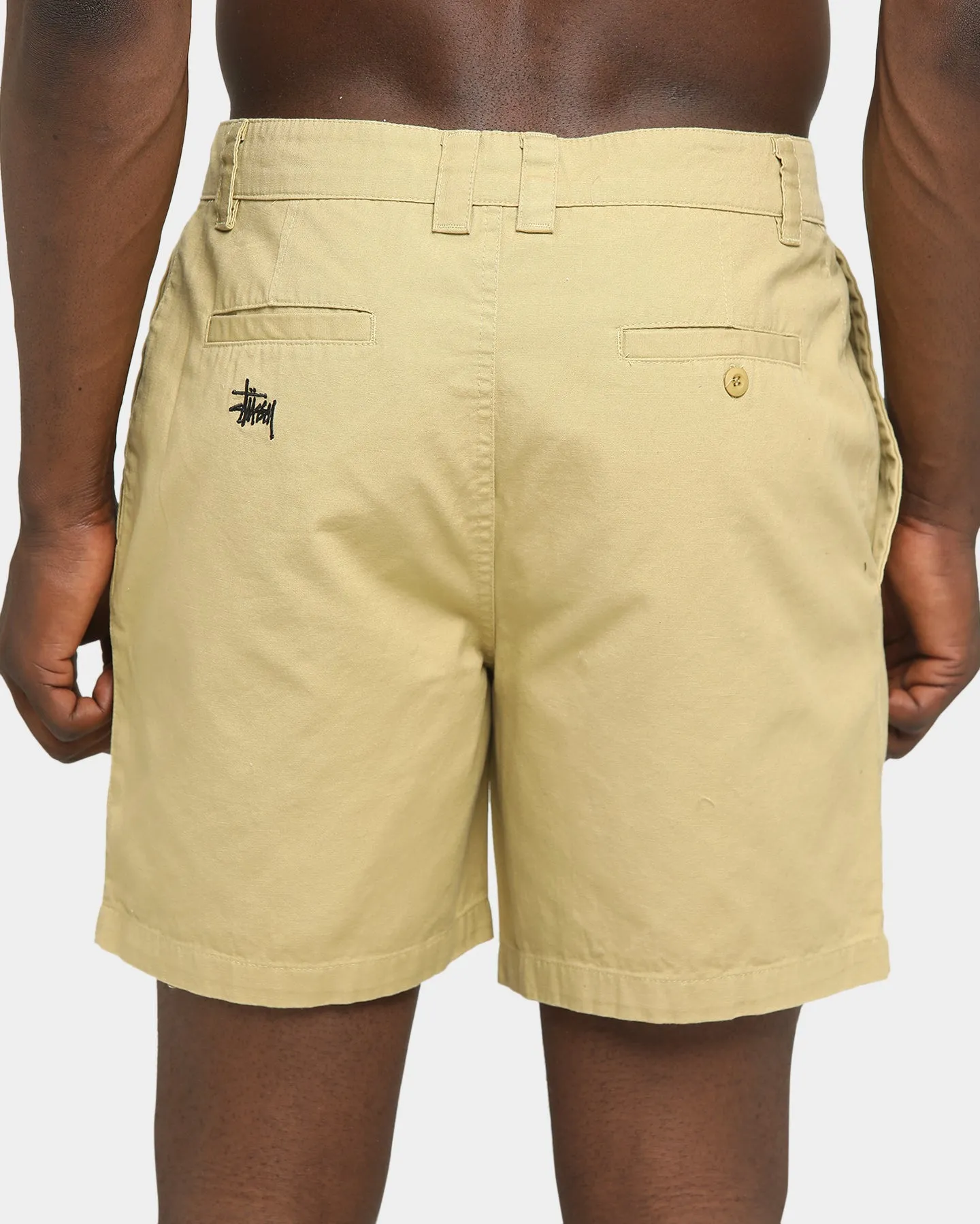 Stussy Pin Drill Shorts Taupe