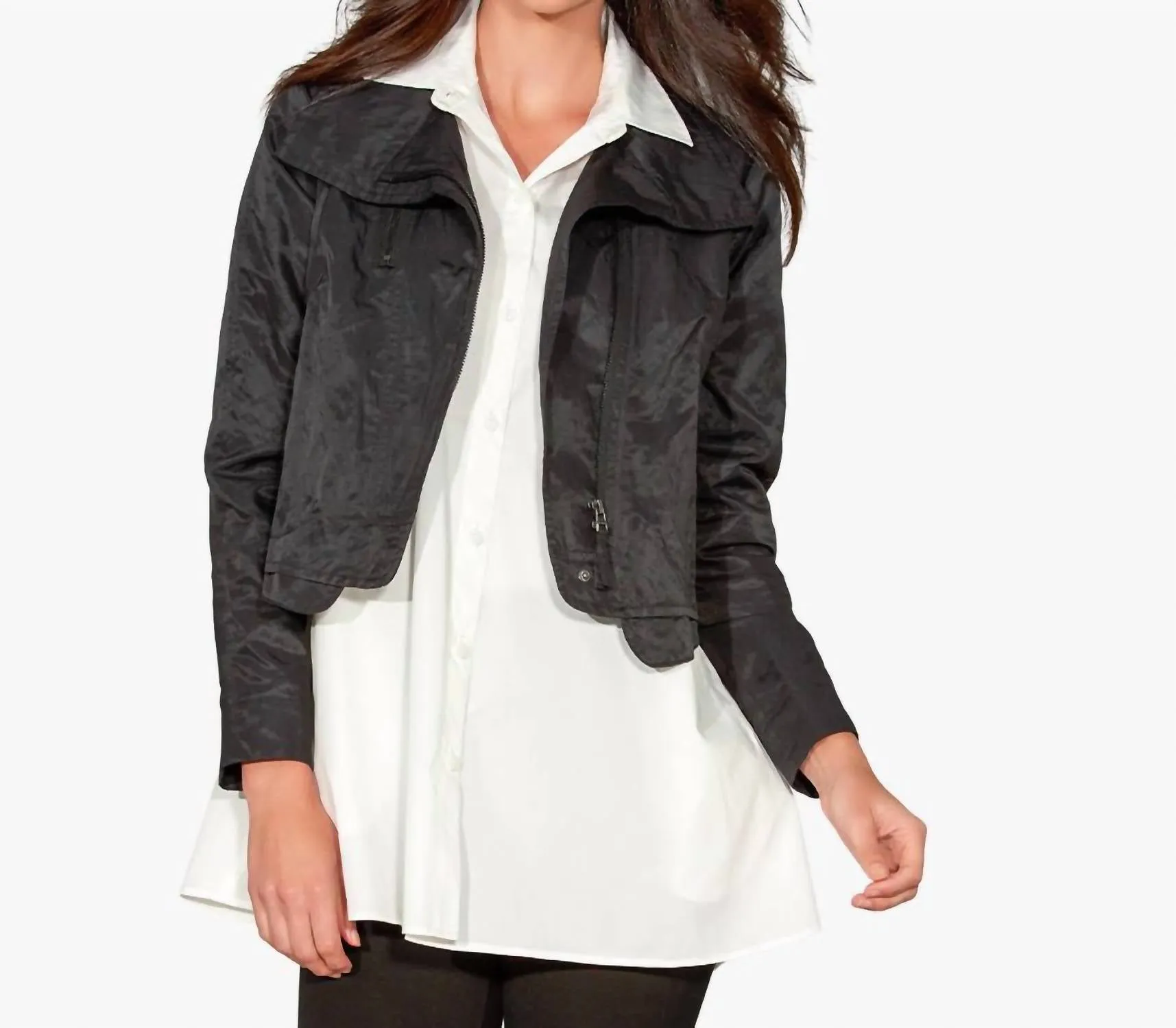 Style To Spare Jacket In Black