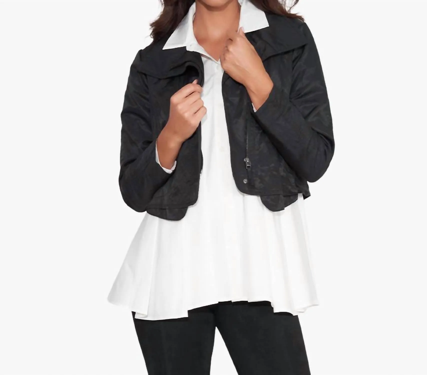 Style To Spare Jacket In Black