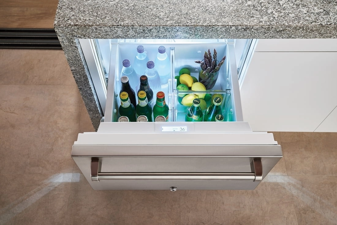 Sub-Zero ID24RO 24" Designer Outdoor Refrigerator Drawers - Panel Ready