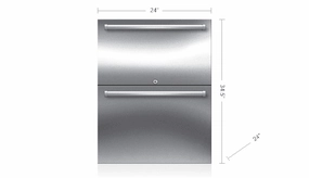 Sub-Zero ID24RO 24" Designer Outdoor Refrigerator Drawers - Panel Ready Outdoor Refrigerators,outdoor mini fridge