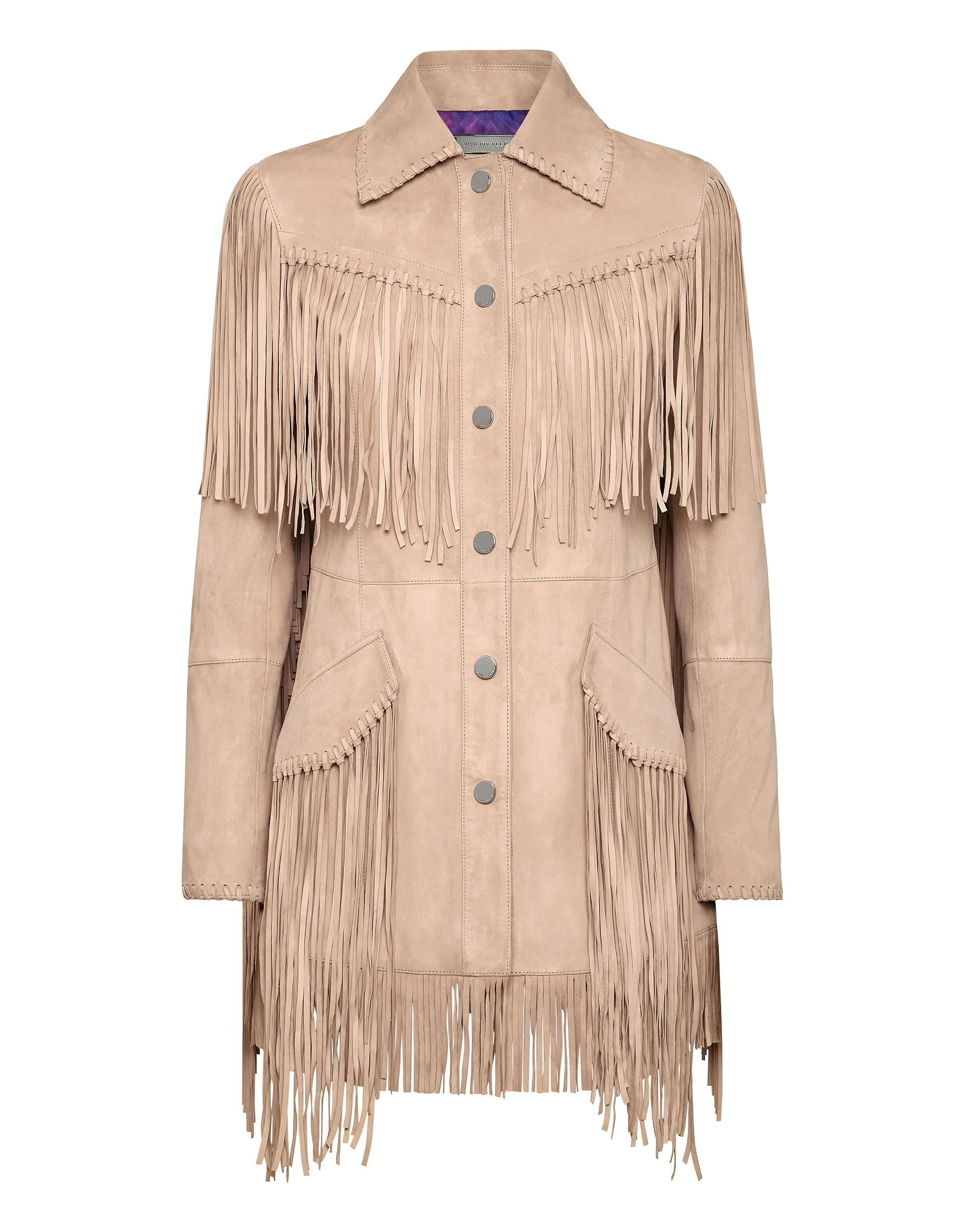 Suede Jacket Gothic Plein
