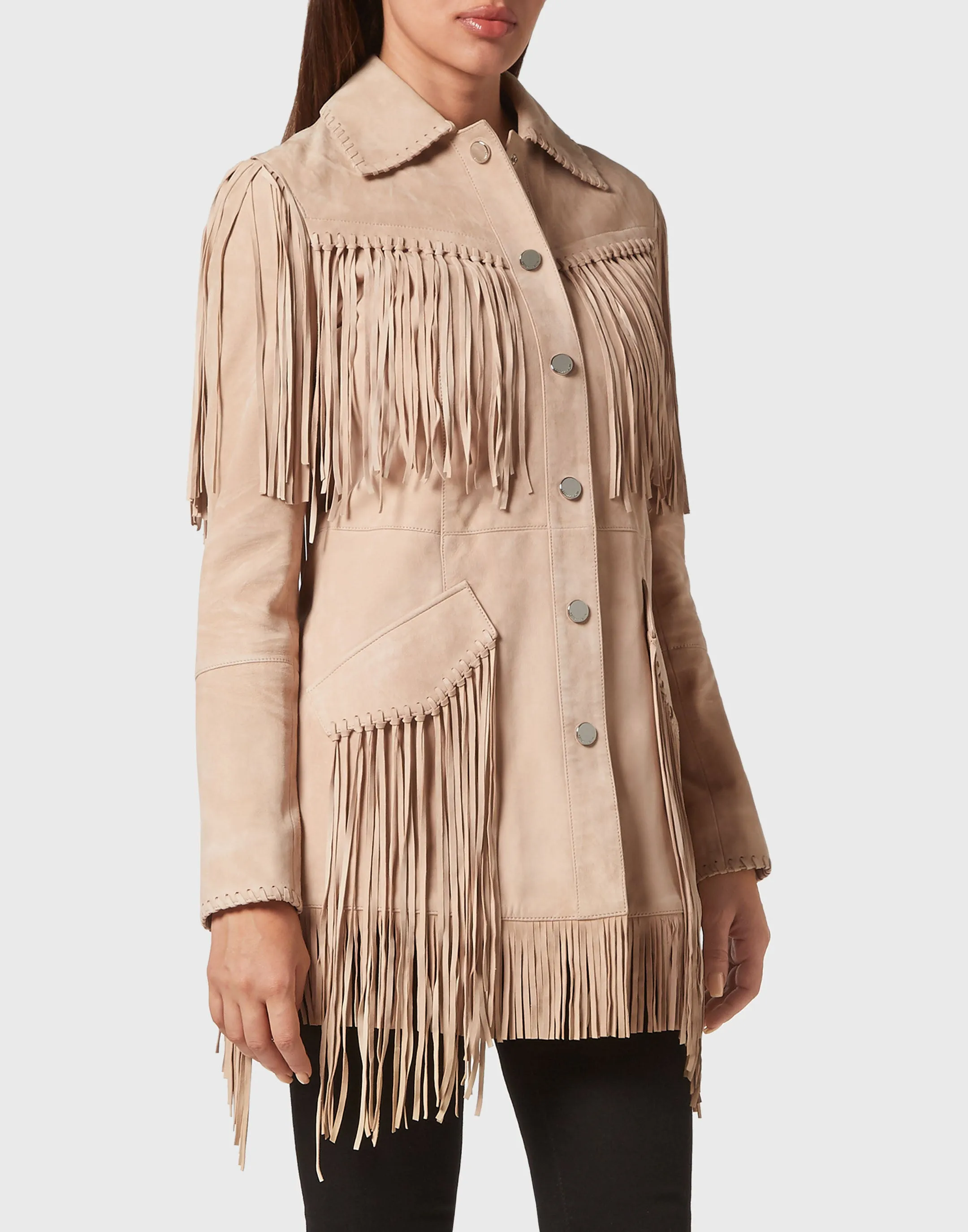 Suede Jacket Gothic Plein