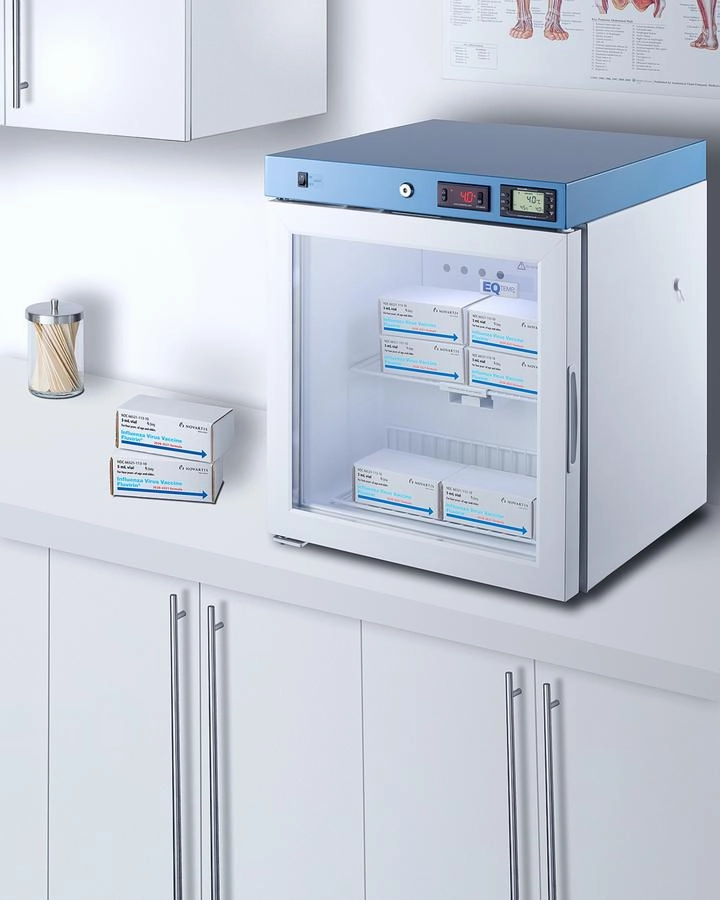 Summit ACR162GNSF456LHD 19" Wide Compact Healthcare Refrigerator, Certified To Nsf/Ansi 456 Vaccine Storage Standard