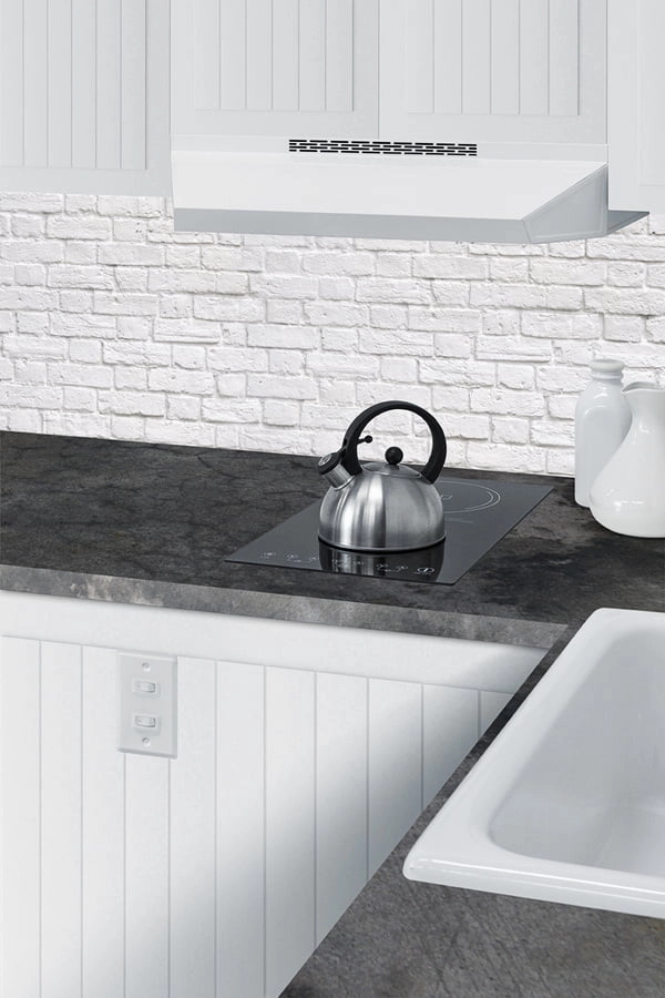 Summit ADAH1624W 24" Under Cabinet Convertible Range Hood, Ada Compliant