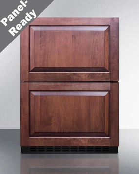 Summit ADFD243PNR 24" Wide 2-Drawer All-Freezer (Panels Not Included) Outdoor Freezers,outdoor rated freezer