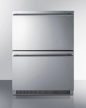 Summit ADFD2D24 24" Wide 2-Drawer All-Freezer, Ada Compliant Outdoor Freezers,outdoor rated freezer