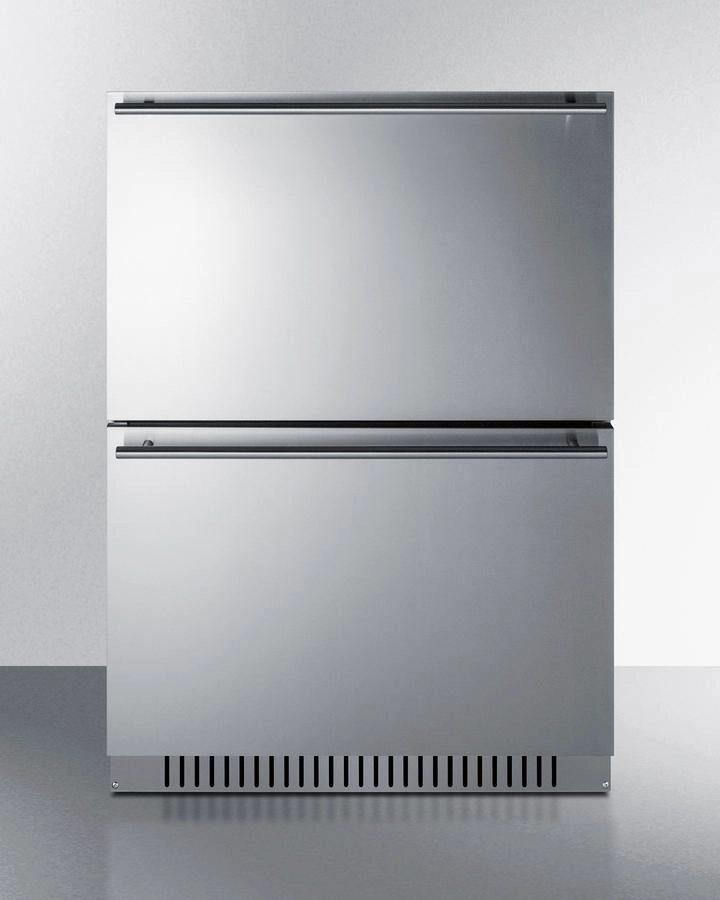 Summit ADRF244CSS 24" Wide 2-Drawer Refrigerator-Freezer, Ada Compliant Other Outdoor Products,patio kitchen accessories