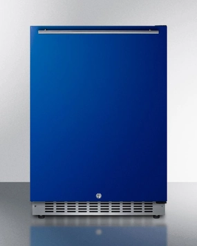 Summit AL54BLHD 24" Wide Built-In All-Refrigerator, Ada Compliant Undercounter Refrigerators 24 inch undercounter fridge for kitchen