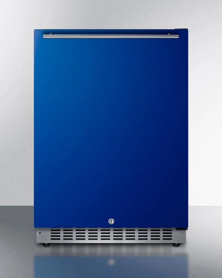 Summit AL54BLHD 24" Wide Built-In All-Refrigerator, Ada Compliant Undercounter Refrigerators 24 inch undercounter fridge for kitchen