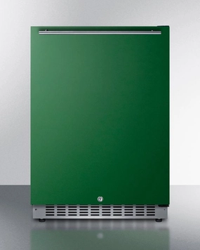 Summit AL54GLHD 24" Wide Built-In All-Refrigerator, Ada Compliant Undercounter Refrigerators 24 inch undercounter fridge for kitchen