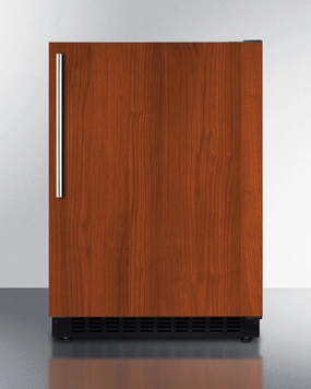 Summit AL54IF Built-In Undercounter Ada Compliant All-Refrigerator With Panel-Ready Door, Black Cabinet, Door Storage, And Digital Controls Undercounter Refrigerators 24 inch undercounter fridge for kitchen