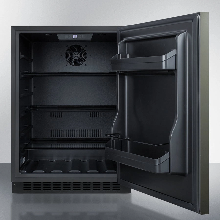 Summit AL54KSHH 24" Wide Built-In All-Refrigerator, Ada Compliant