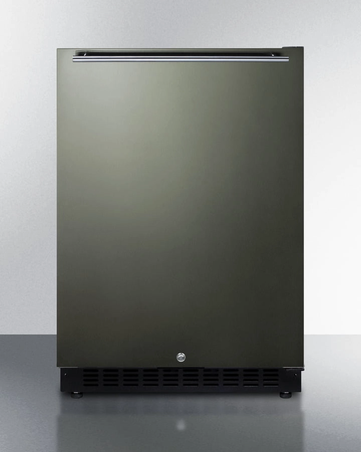 Summit AL54KSHH 24" Wide Built-In All-Refrigerator, Ada Compliant Undercounter Refrigerators 24 inch undercounter fridge for kitchen