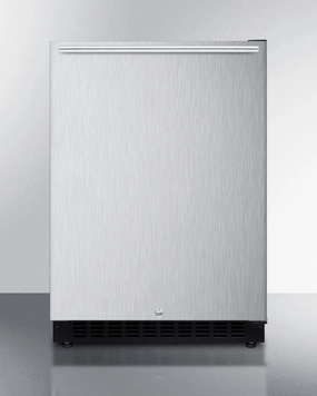 Summit AL54SSHH 24" Wide Built-In All-Refrigerator, Ada Compliant Undercounter Refrigerators 24 inch undercounter fridge for kitchen