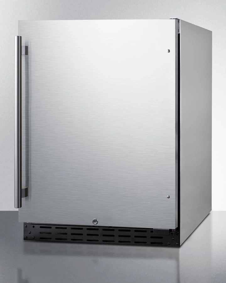 Summit AL55CSS 24" Wide Built-In All-Refrigerator, Ada Compliant