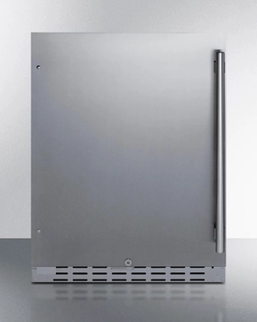 Summit AL55OSCSSLHD 24" Built-In Outdoor Refrigerator, Ada Compliant Outdoor Refrigerators,outdoor mini fridge