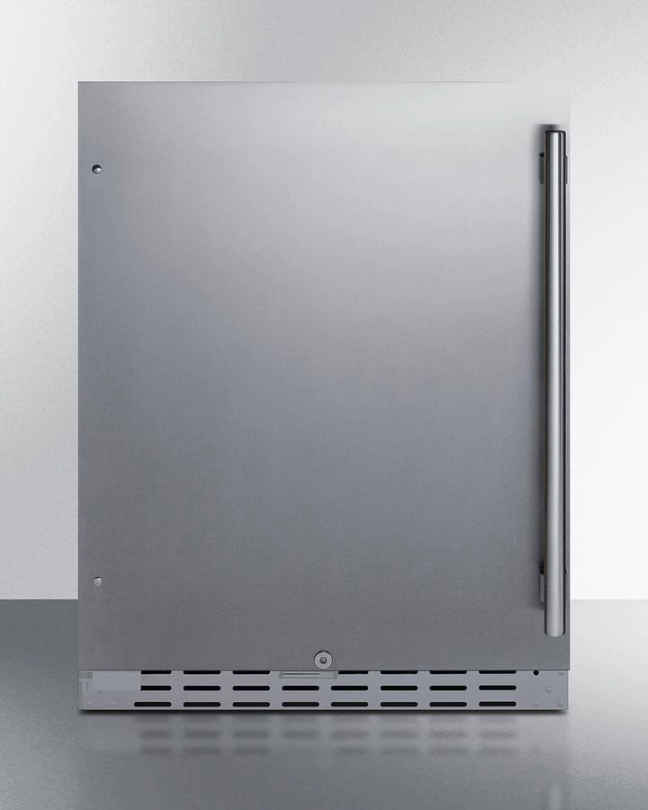 Summit AL55OSCSSLHD 24" Built-In Outdoor Refrigerator, Ada Compliant Outdoor Refrigerators,outdoor mini fridge