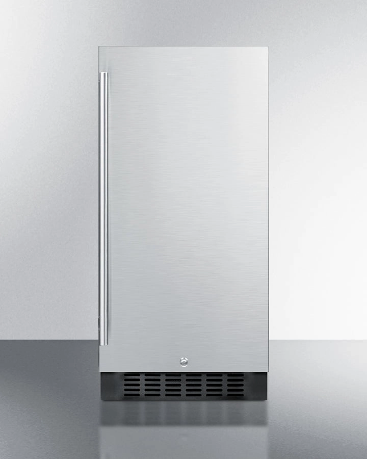 Summit ALR15BCSS 15" Wide Built-In All-Refrigerator, Ada Compliant Undercounter Refrigerators 24 inch undercounter fridge for kitchen