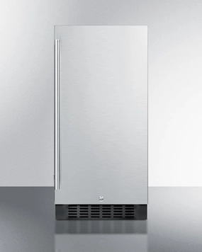 Summit ALR15BCSS 15" Wide Built-In All-Refrigerator, Ada Compliant Undercounter Refrigerators 24 inch undercounter fridge for kitchen