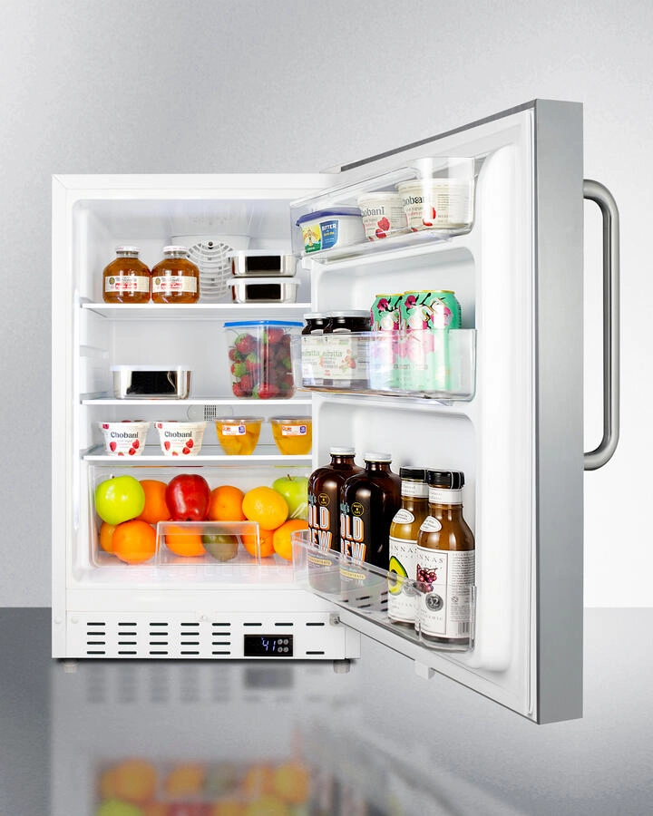 Summit ALR46WCSS 20" Wide Built-In All-Refrigerator, Ada Compliant