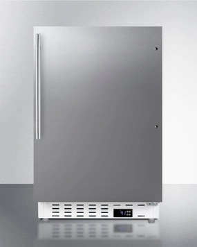 Summit ALR46WSSHV 20" Wide Built-In All-Refrigerator, Ada Compliant Undercounter Refrigerators 24 inch undercounter fridge for kitchen