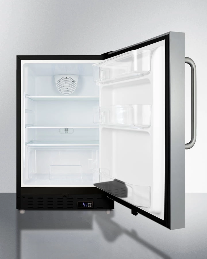 Summit ALR47BCSS 20" Wide Built-In All-Refrigerator, Ada Compliant