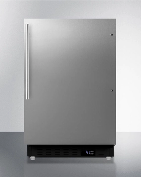 Summit ALR47BCSSHV 20" Wide Built-In All-Refrigerator, Ada Compliant Undercounter Refrigerators 24 inch undercounter fridge for kitchen